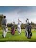 COSTWAY Golfbag leicht mit 14 er Unterteilung in Grau