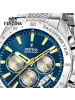 Festina Chronograph-Armbanduhr Festina Timeless Chronograph silber groß (ca. 45mm)