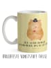 Mr. & Mrs. Panda Trinkbecher Hamster Hut mit Spruch in Gelb Pastell
