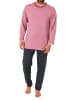 NORMANN langarm Schlafanzug Pyjama - 78024 in rot