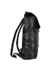 Greenburry Upcycled Tarpaulin Daypack 45 cm Laptopfach in black