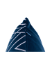 Kayoom Dekokissen Prisma 225 2er-Set in blau - silber