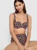LSCN BY LASCANA Bügel-Bikini-Top in schwarz bedruckt
