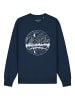 wat? Apparel Sweatshirt Mountains by night in Dunkelblau