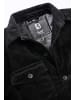 Brandit Jacke "Corduroy Jacket" in Schwarz