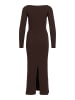 Vila Strickkleid in Coffee Bean