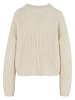 Urban Classics Crew Neck Jumpers in whitesand