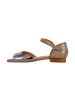 Emilie Karston Axelle Ledersandalen Grau