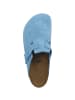 Birkenstock Clogs Boston Veloursleder normal in blau