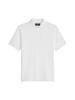 Poloshirt Piqué slim in Weiß