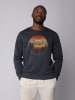 wat? Apparel Sweatshirt Sunset Berge & Tannen in India Ink Grey