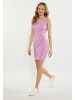 myMo Damen Kleid in LILA CREME ROT