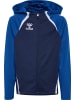 Hummel Reißverschluss Jacke Daumenlöcher Hmllead Kinder in MARINE/TRUE BLUE