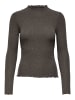 ONLY Langarmshirt EMMA in Braun