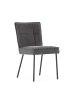 CALICOSY 2er-Set Stühle ELINA  in Dunkelgrau - (W) 49,5  x (H) 50,5  x (L) 60  cm