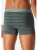 Schiesser Retro Short / Pant 95/5 Cotton in Dunkelblau / grün