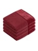 Vossen 4er Pack Handtuch in red rock