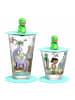 LEONARDO 2er Set Kinderbecher Bambini Avventura 215 ml & 300 ml in Dino