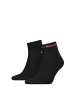 Tommy Hilfiger Quartersocken SUSTAINABLE STRIPE in Schwarz