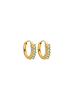 PURELEI Ohrringe Green Love Gold