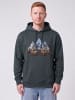 wat? Apparel Sweatshirt Geometric Landscape in India Ink Grey