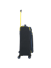 travelite Color Craze - 4-Rollen-Trolley M 66 cm erw. (dunkelblau) in dunkelblau