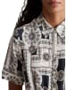 Marc O'Polo Print-Kleid flared in multi/muted blue