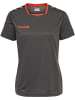 Hummel Hummel T-Shirt Hmlauthentic Multisport Damen Atmungsaktiv Schnelltrocknend in ASPHALT