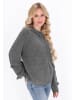 IZIA Cardigan in grey melange