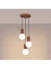 Nice Lamps Pendelleuchte ORBITAL 3 cream H 125 cm