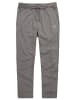 Men Plus Lange Sweathose in grau melange