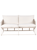 Beliani Gartensofa PONTE in Beige/Grau - (W) 178 x (H) 88 x (L) 94 cm
