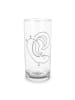 Mr. & Mrs. Panda Wasserglas Stinktier Handstand ohne Spruch in Transparent
