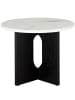 home24 Beistelltisch MARVILA in Weiß / Schwarz