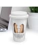 Mr. & Mrs. Panda To Go Becher Igel Liebe mit Spruch in Weiß