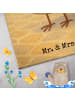 Mr. & Mrs. Panda Kleines Handtuch Eule Frankreich Design mit Spruch in Weiß
