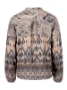 Betty Barclay Longbluse mit Stehkragen in Grau/Beige