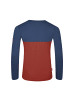 Trollkids Longsleeve "Bergen" in Rostrot/Mystik Blau