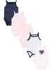 TupTam Mädchen Babybody mit Spagettiträger Sommer 5er Pack in rosa Modell 2