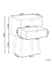 Beliani Nachttisch BUTTE in Braun - (W) 40 x (H) 60 x (L) 30 cm
