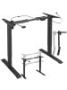 tectake Schreibtischgestell elektrisch höhenverstellbar 85-129x65x71-121cm