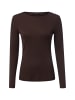 OPUS Langarmshirt Smallo in schoko
