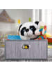 relaxdays 3 x Aufbewahrungskorb in Braun - (B)31 x (H)14 x (T)31 cm