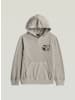 G-Star Raw Boys Premium Core Hoodie Sweatshirt grey alloy