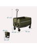 relaxdays Bollerwagen in Grün - (B)50 x (H)97 x (T)76 cm
