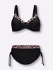 WITT WEIDEN Bikini in schwarz-weiß-terra-bedruckt