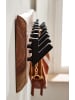 FineBuy Wandgarderobe in Braun / Akazie / 90x9x19