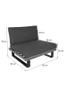 MCW 2er-Set Lounge-Sessel H54, Braun, Polster cremeweiß