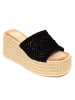 Montevita Plateau-Sandalen Wokespar in Schwarz