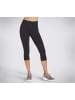 Skechers Caprileggings "GOFLEX HW CAPRI" in Schwarz